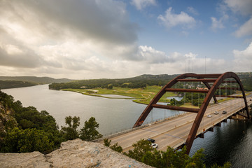Austin Sunrise from 360 Bridge