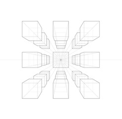 One Point Perspective Drawing Tutorial