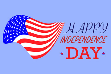 Happy Independence Day Banner Vector illustration