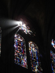 stained glass window