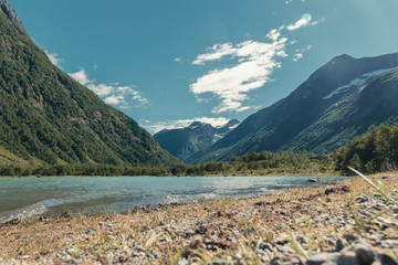 lake in the mountains