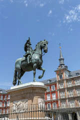 Fototapeta na wymiar Plaza Mayor of Madrid