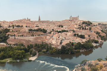 Fototapeta na wymiar Toledo from the top