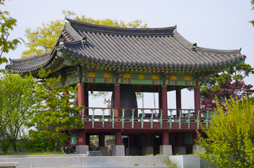 korean traditional pavilion