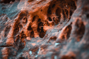 abstract red stone texture in Australia © kingmauri