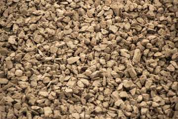texture of crushed stone