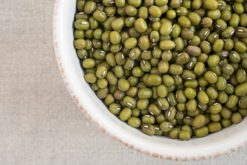 Mung Beans in a Bowl