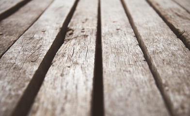 Close-up view of wooden wall surfaces for background and antique wooden floors