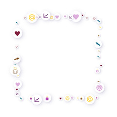 Social media marketing, Communication concept.