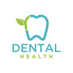 dental health logo vector, modern, minimalist