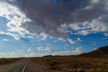 Mountain desert views