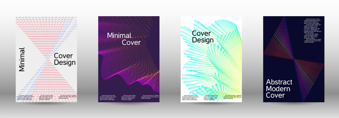 Cover design template set 