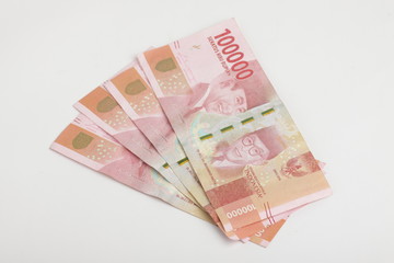 Indonesian Rupiah IDR 100,000 bank notes