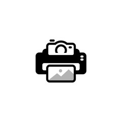 Camera and printer symbol