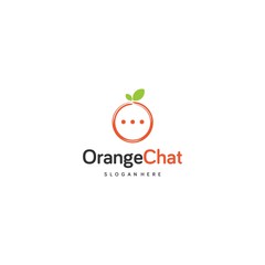 Orange chat logo