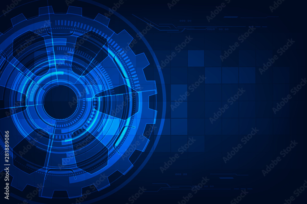 Poster abstract futuristic technology concept design background eps 10 vector