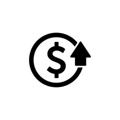 Cost reduction icon vector