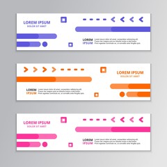 Modern Abstract Shape, Business Banner Template, Corporate Design