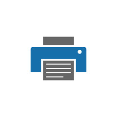 Obraz premium Printer icon vector, print symbol vector