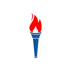 Torch Icon, Torch symbol vector