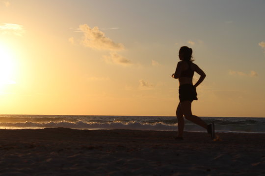 Mujer corriendo