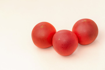delicious juicy tomato grown under the rays of the southern sun