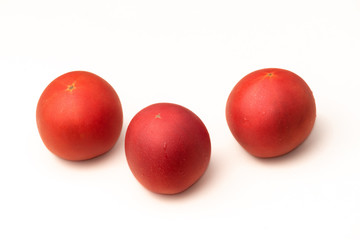 delicious juicy tomato grown under the rays of the southern sun