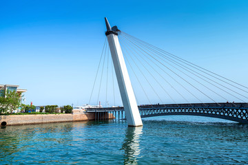 Modern bridge in Qingdao