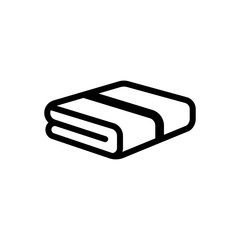 towel, icon, vector, symbol, illustration, design, isolated