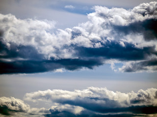 Bright colors, partial clouds