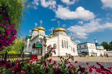 Fototapeta na wymiar The Raifa men's monastery in Tatarstan