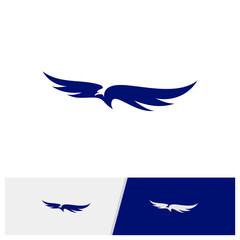 Eagle logo design vector. Simple Eagle logo template. Icon Symbol. Vector Illustration