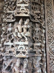 basrelief on the wall