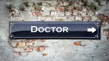 Street Sign to Doctor