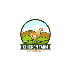 Chicken Farm Logo Collection Stock Vector