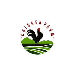 Chicken Farm Logo Collection Stock Vector