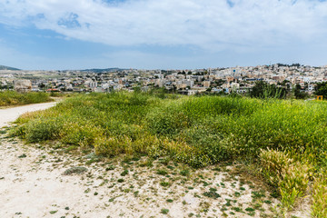 Fototapeta premium The ruins of Jerash in Jordan are the best preserved city of the early Greco-Roman era, it is the largest acropolis of East Asia.