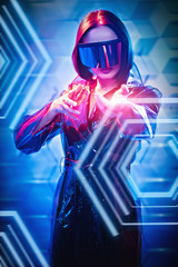 woman from virtual reality