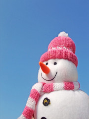 雪だるまのぬいぐるみ