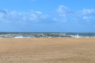 Beach in Nazare, Portugal