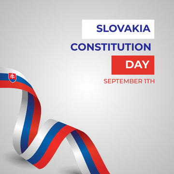 Happy Slovak Republic Independence Day Vector Design Template Illustration