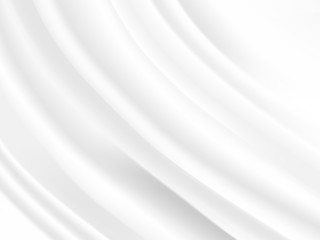 Obraz premium abstract background vector white and gray tone, wave overlapping with shadow modern concept, space for text or message web and book design