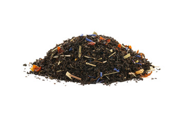 Dry black tea mixed with herbs, fruits and berries.