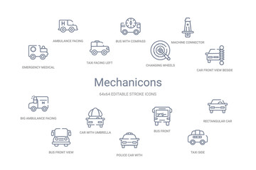 mechanicons concept 14 outline icons