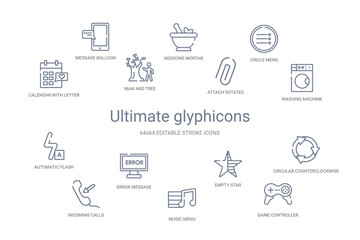 ultimate glyphicons concept 14 outline icons