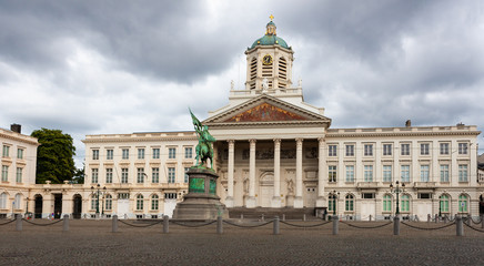 Place Royale Bruxelles, former Royal Palace and marketplace in Brussels, Belgium