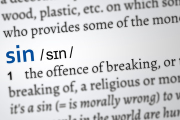 sin dictionary definition