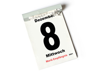 8. Dezember 2021  Mariä Empfängnis