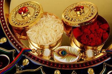 Raksha bandhan or Bhai dooj, an Indian traditional festival for brothers and sisters