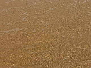 background with beach sand and sea water